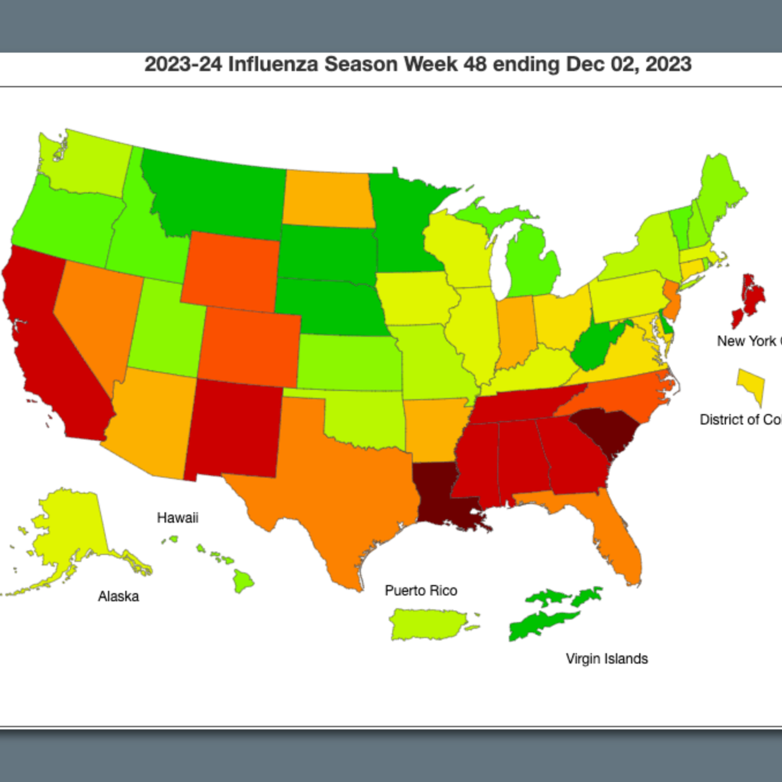 Louisiana s flu season among the worst in U.S. right now Axios