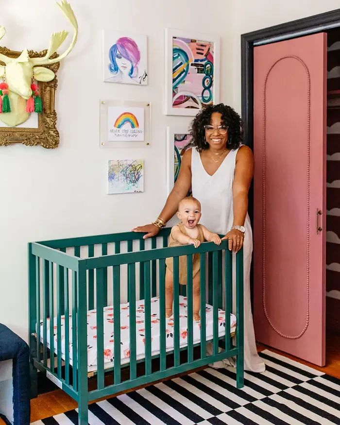 Danielle McKim Home Tour danielle and daughter