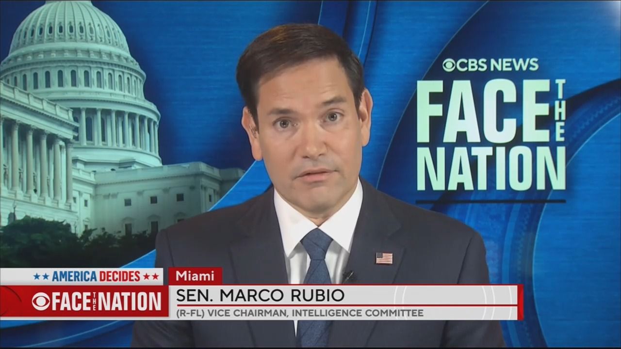 Sen. Marco Rubio (R-Fla.) speaks on CBS News' "Face the Nation" on Nov. 3.
