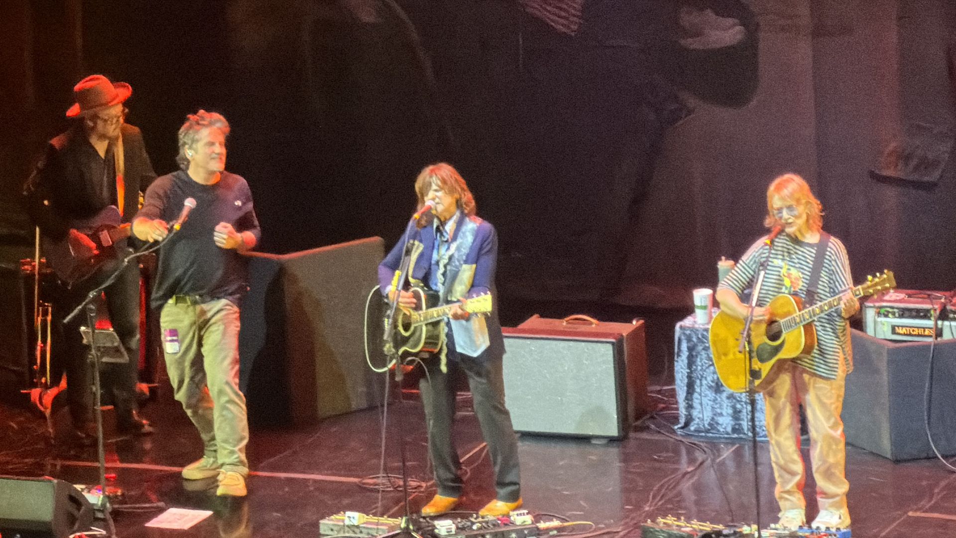The Indigo Girls, joined by Matt Nathanson for the song "Kid Fears." 