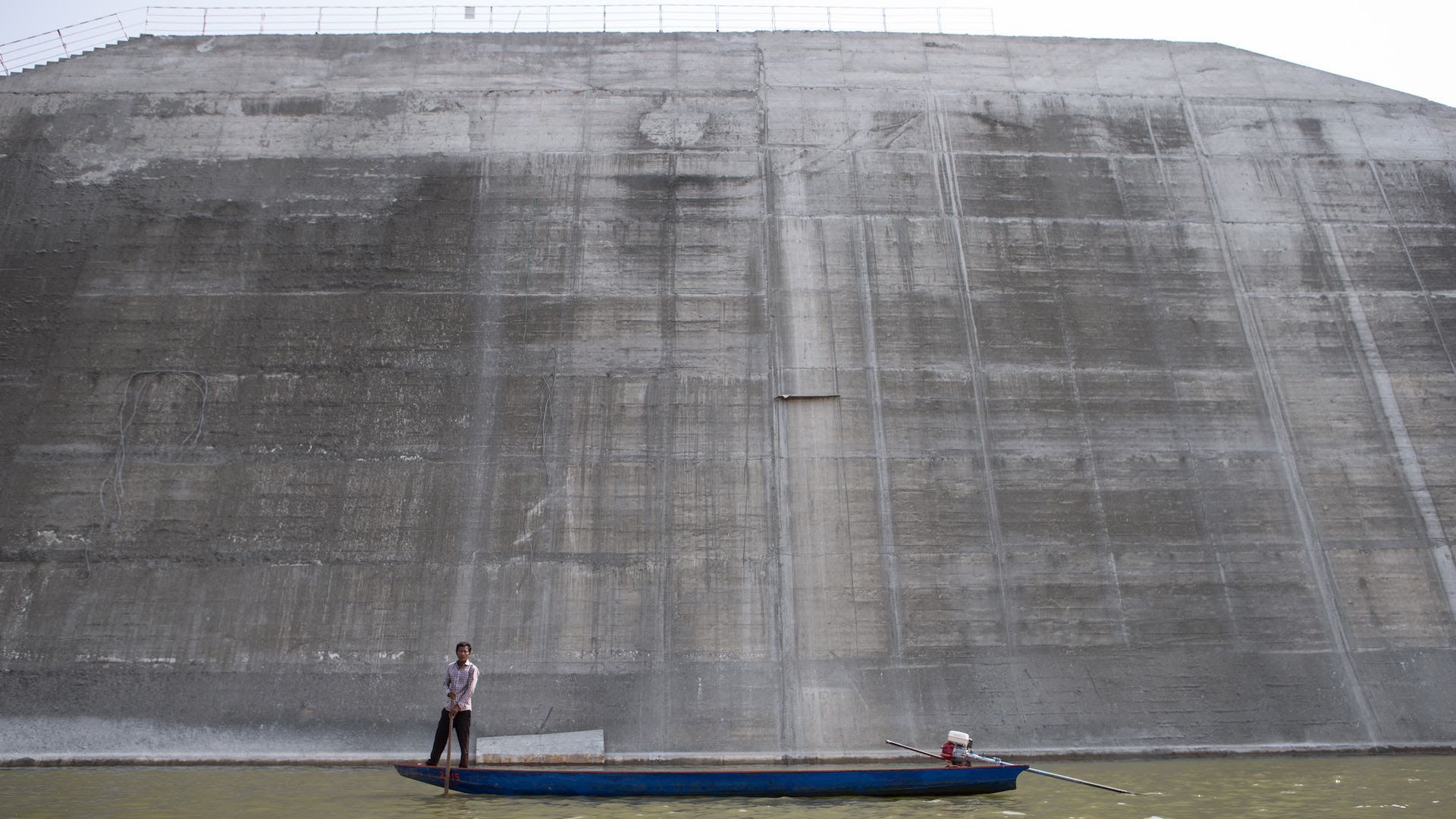 The Sesan 2 dam in Stung Treng, Cambodia