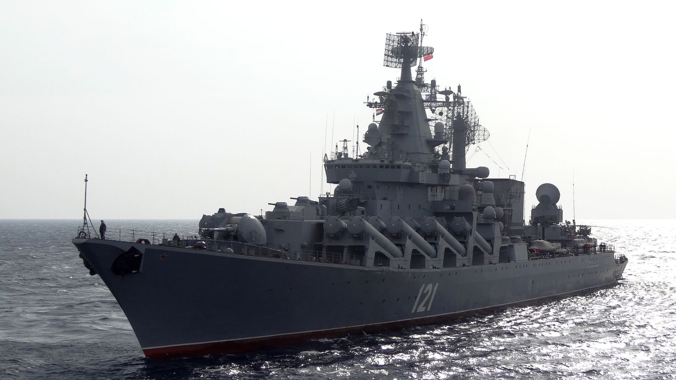 Pentagon says Ukraine sank former Russian flagship