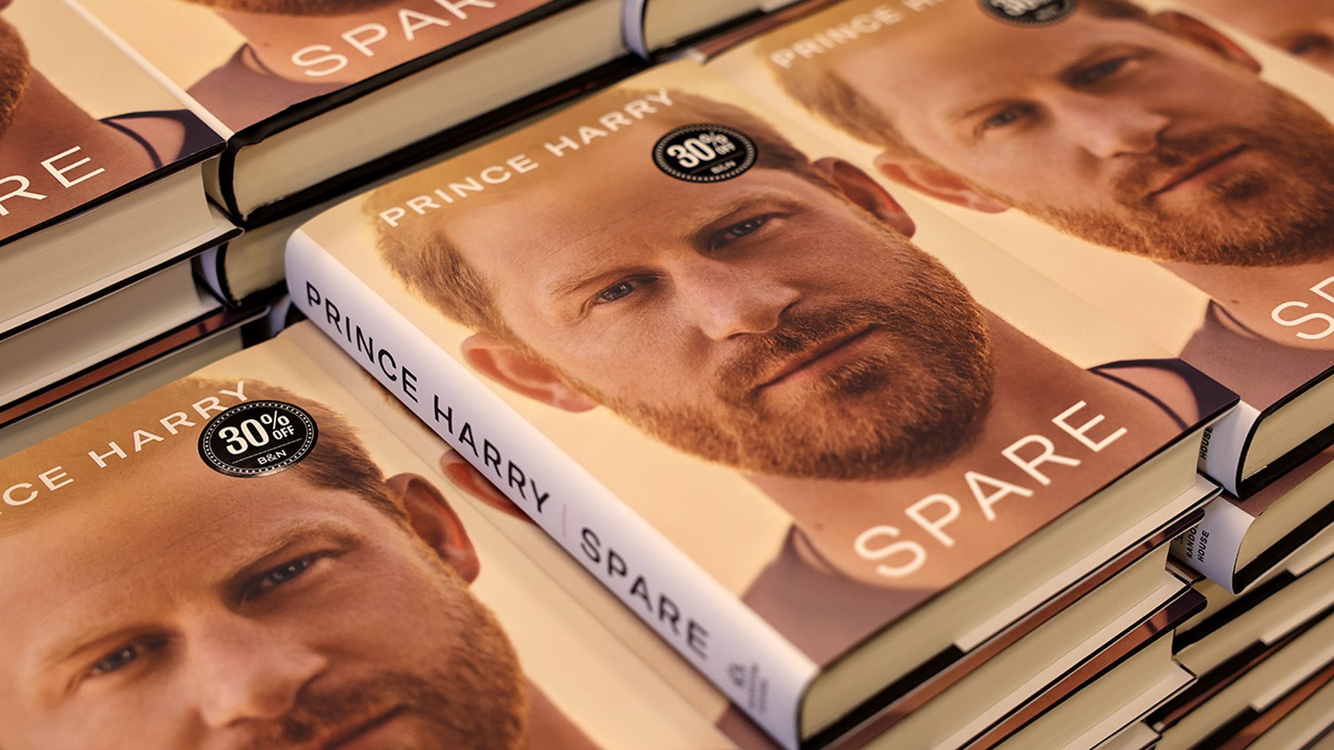 CHICAGO, ILLINOIS - JANUARY 10: Prince Harry's memoir Spare is offered for sale at a Barnes &amp; Noble store on January 10, 2023 in Chicago, Illinois. The book went on sale in the United States today. (Photo by Scott Olson/Getty Images)
