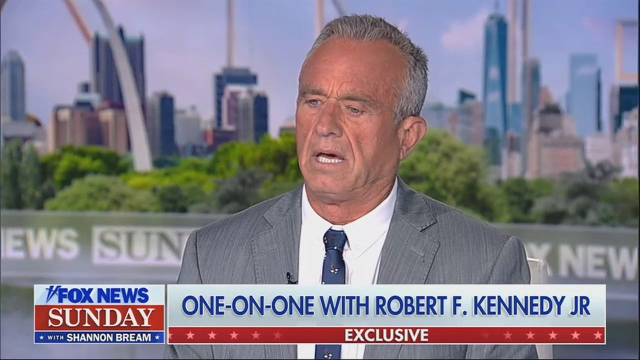 Robert F. Kennedy Jr. speaks on "Fox News Sunday."