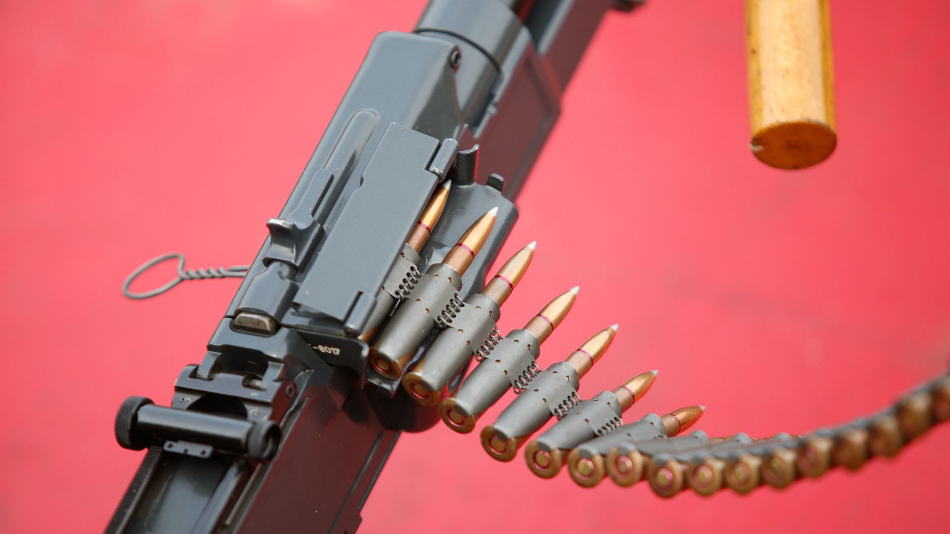 An assault rifle