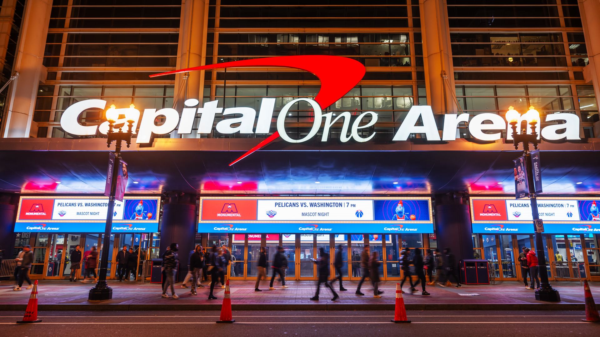 Capital One Arena sign