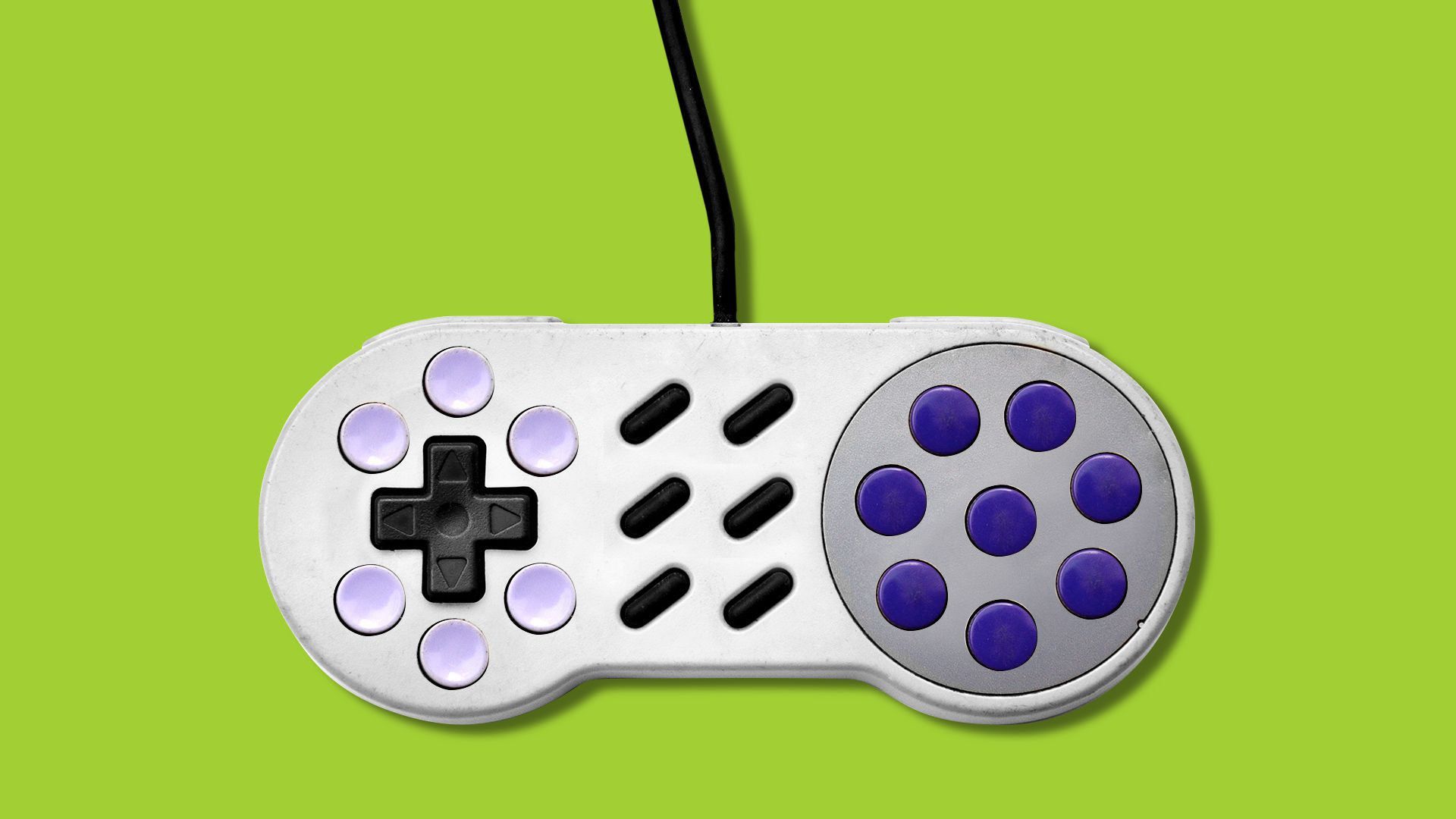 A video game console.