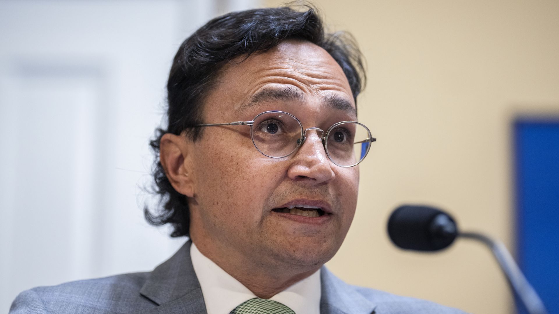 Chuck Hoskin Jr., chief of the Cherokee Nation, testifies during the House Rules Committee hearing in the U.S. House of Representatives.