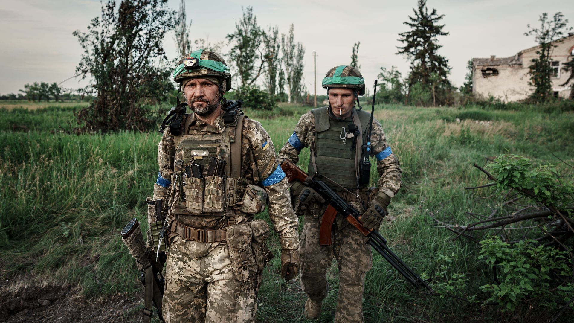 Ukrainian soldiers