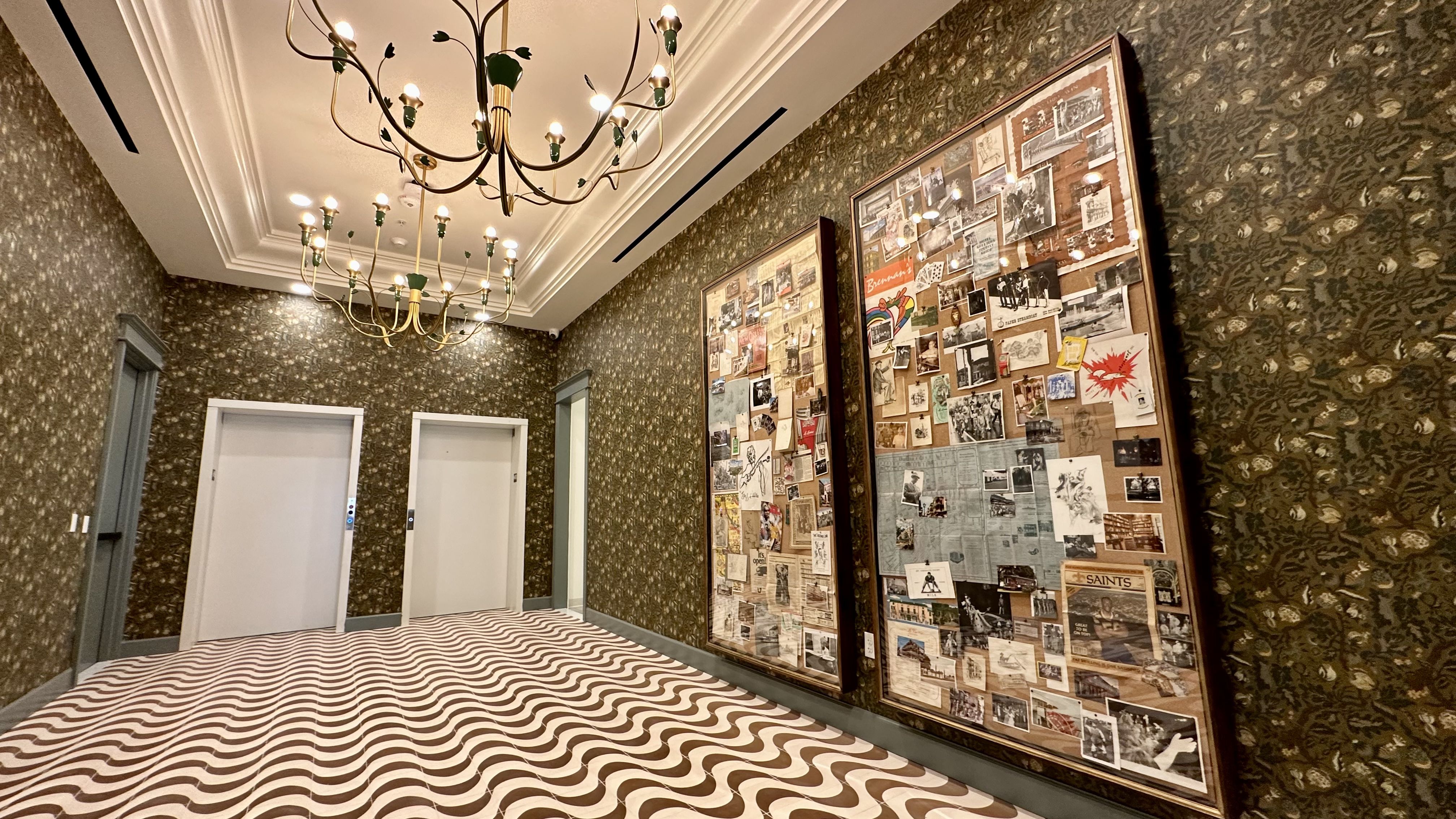 Photo shows the interior at Memoir in New Orleans.