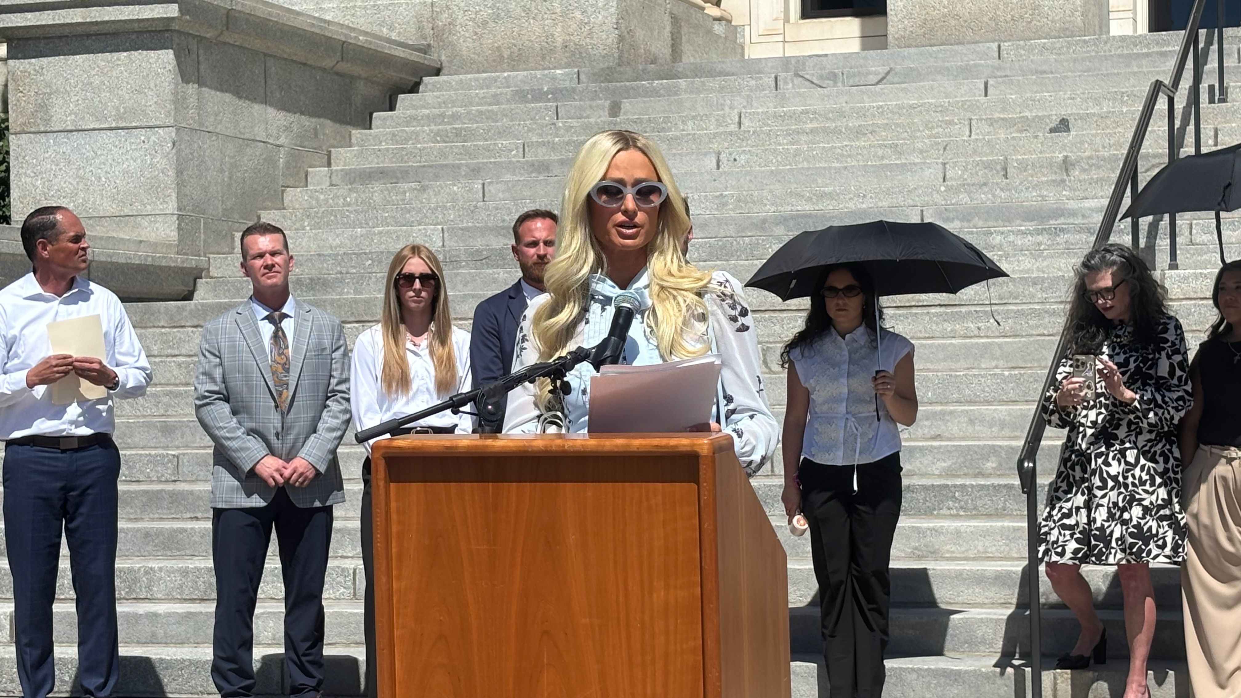 Families, backed by Paris Hilton, sue Provo Canyon School over teen care delays