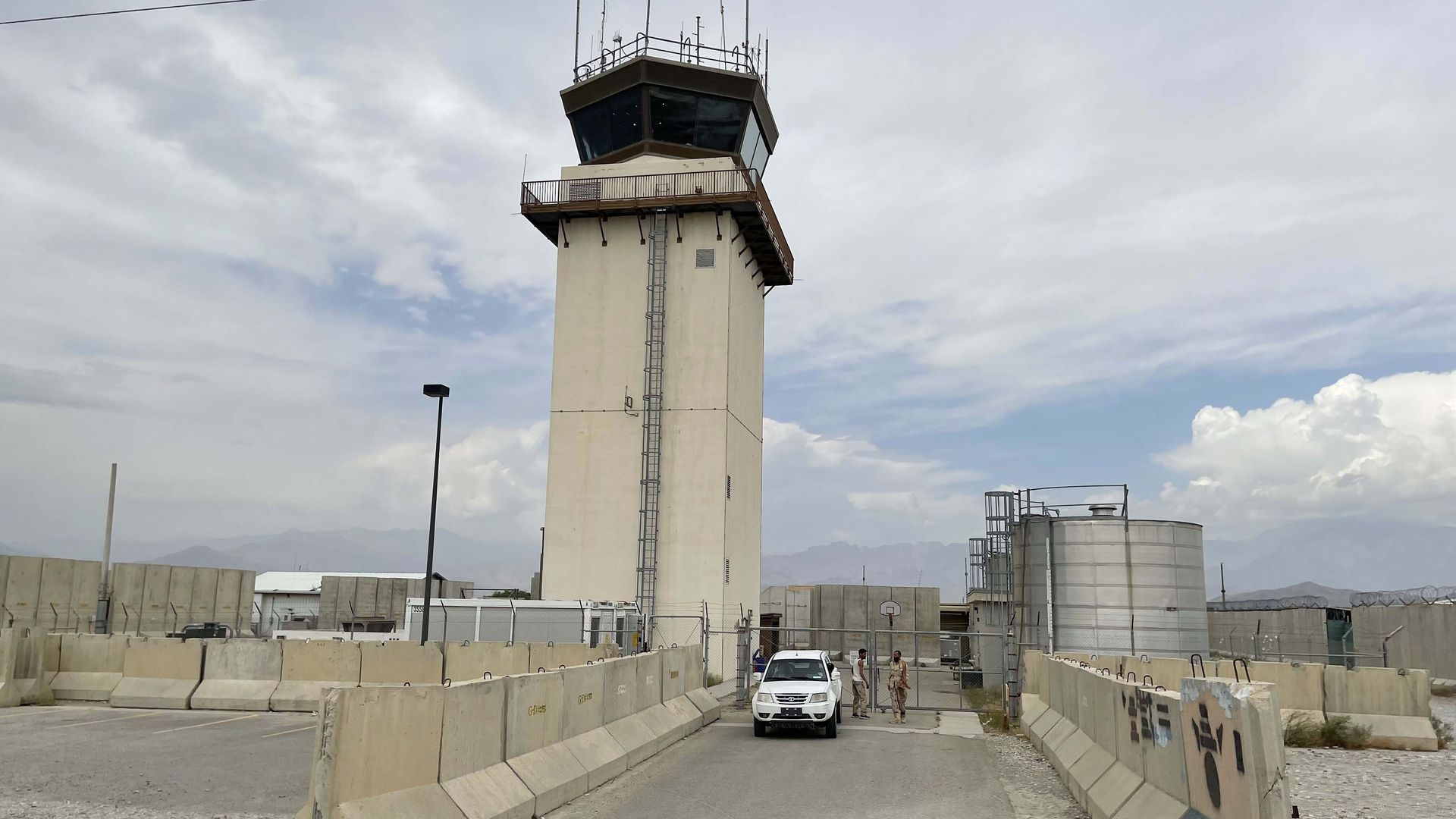 Bagram airfield in the north of Kabul, Afghanistan