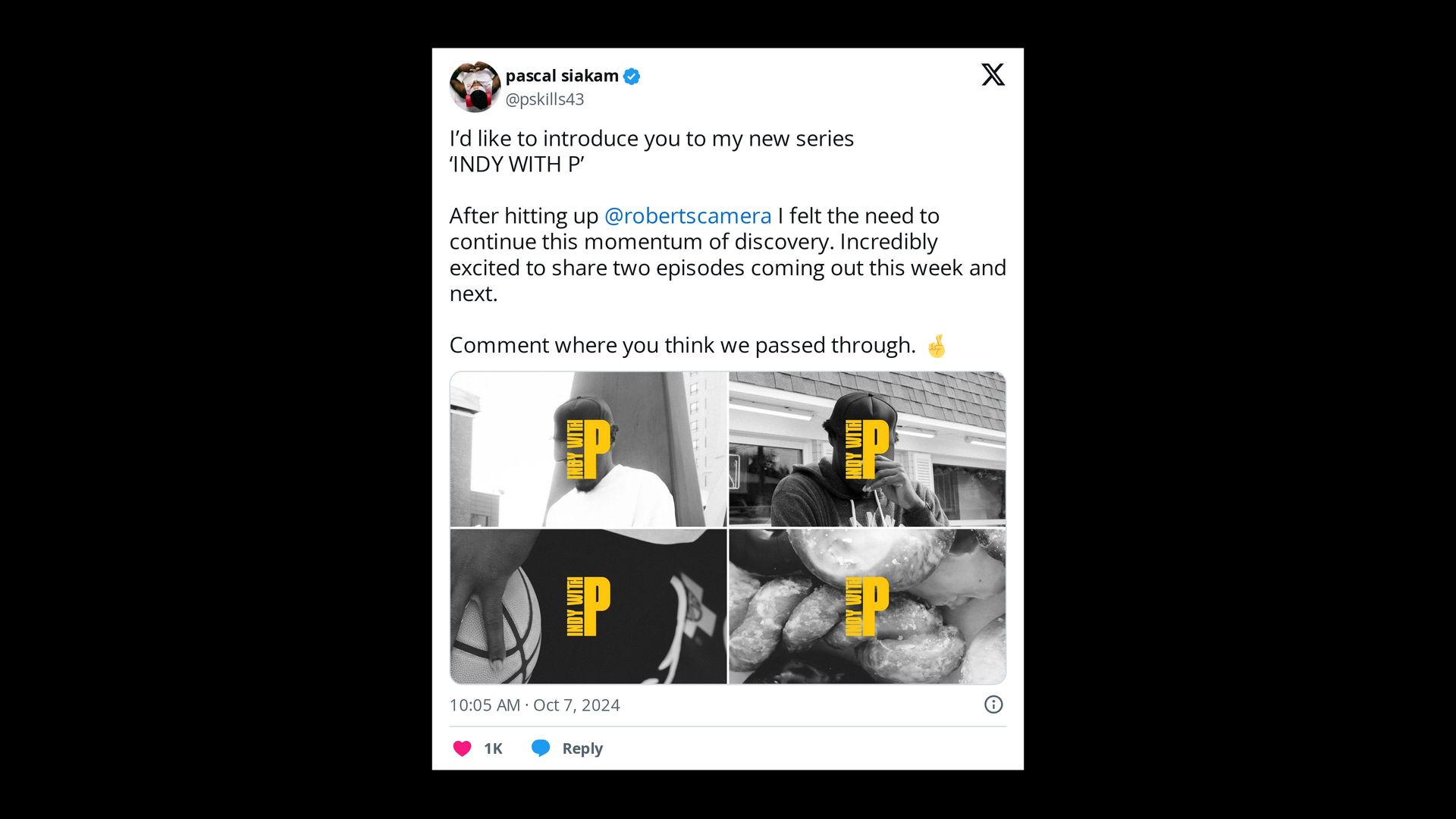 Indy With P promo image