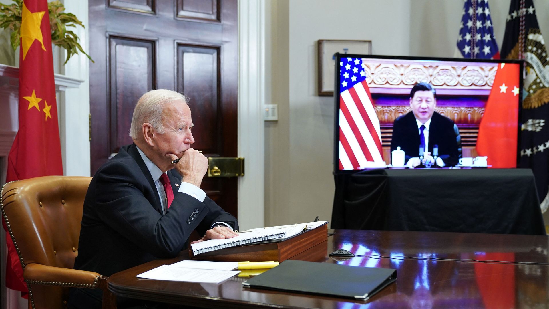 Biden and Xi virtual summit