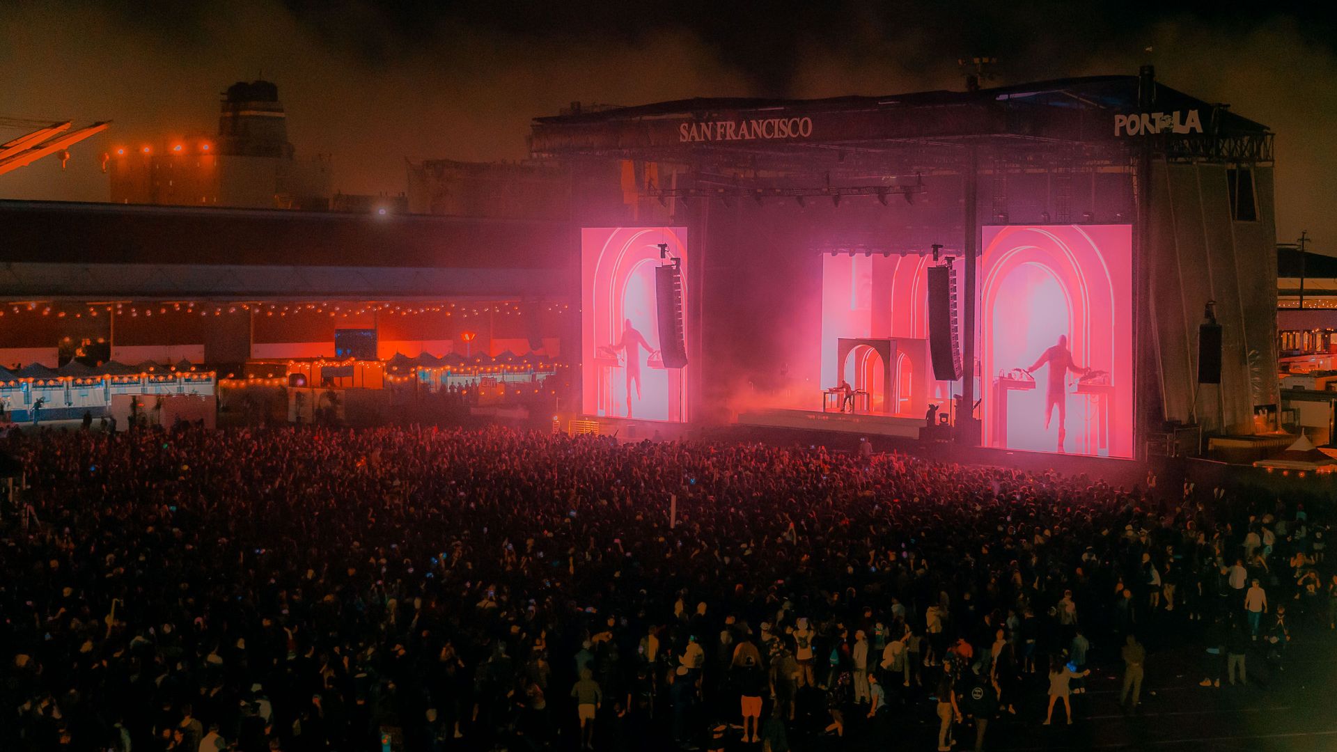 Photo: Flume performs at Portola.  Photo Darcy Johnson (AEG Presents IT) 