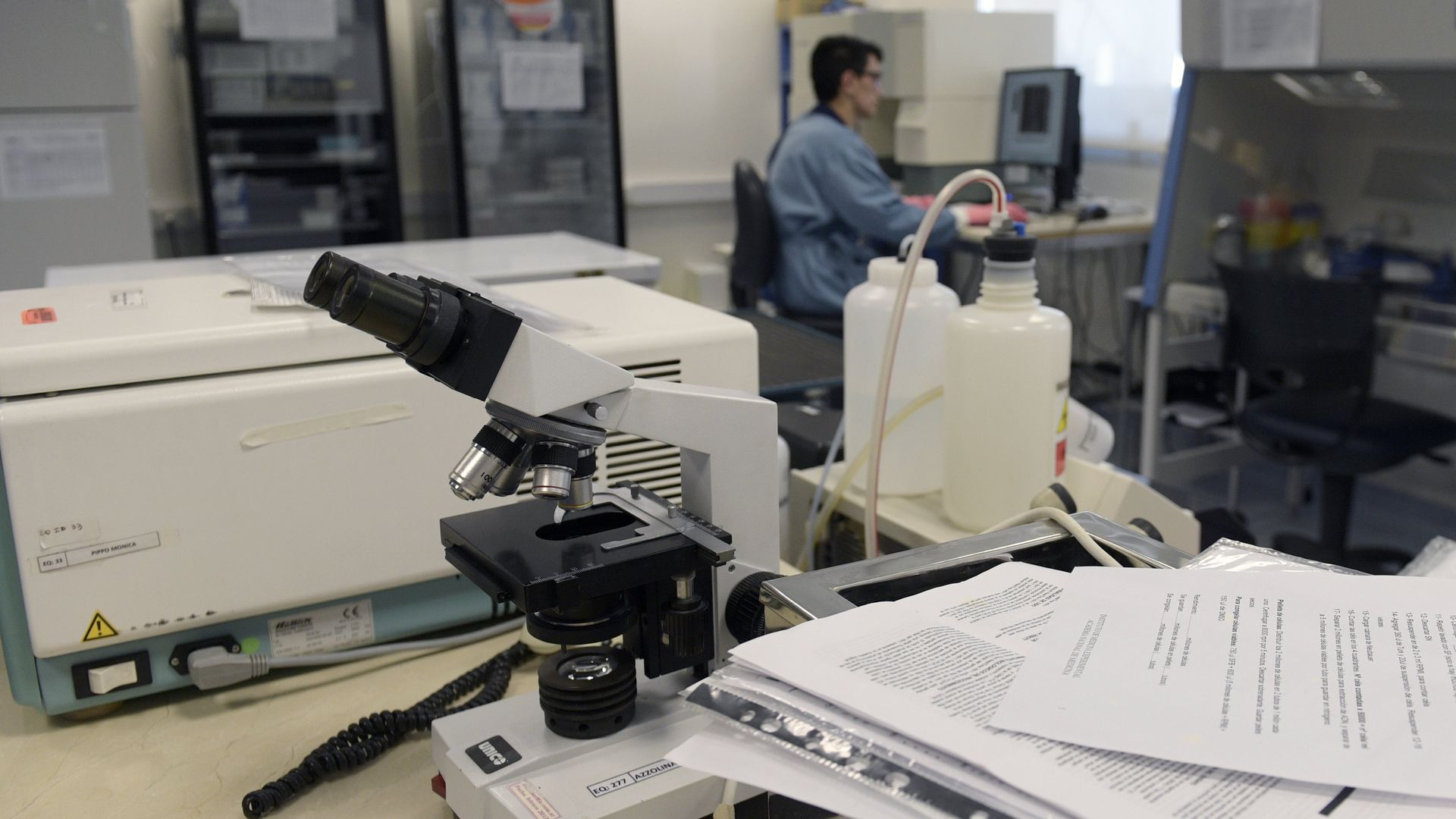 Lab testing equipment