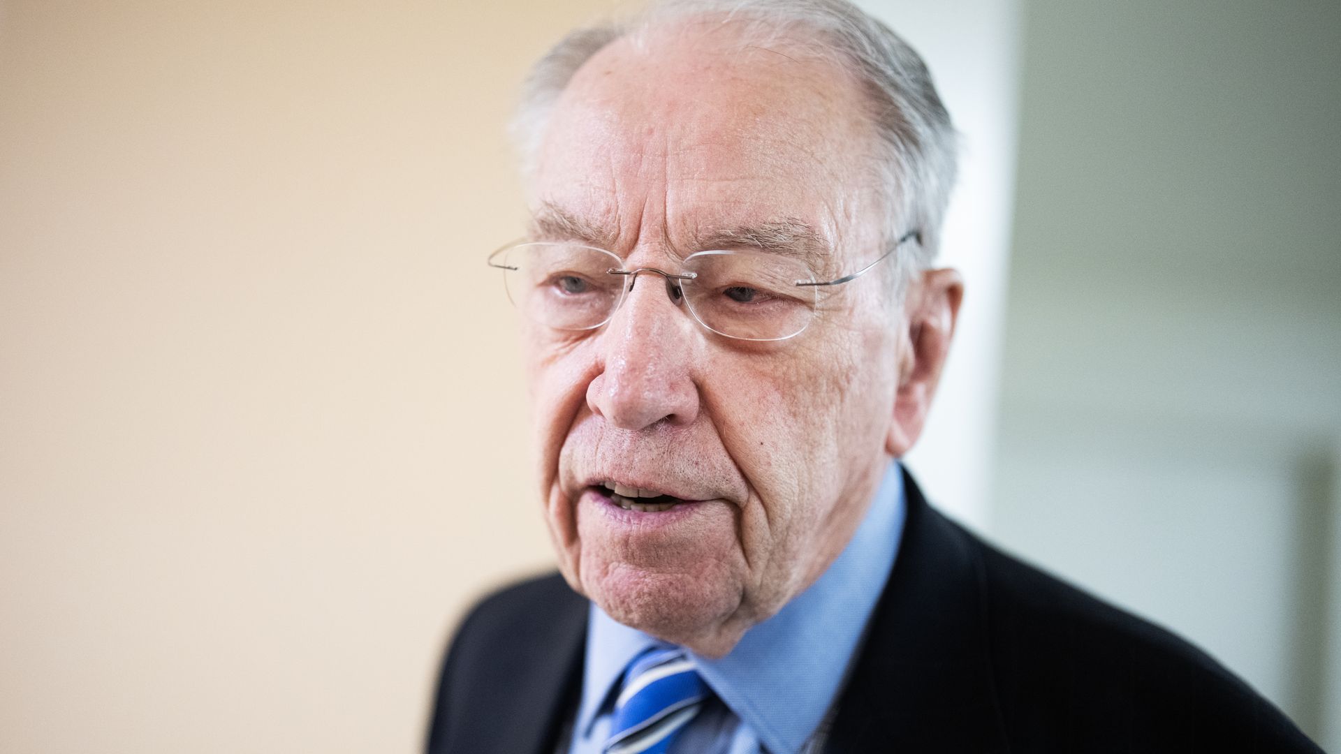 Sen. Chuck Grassley speaks at the Capitol