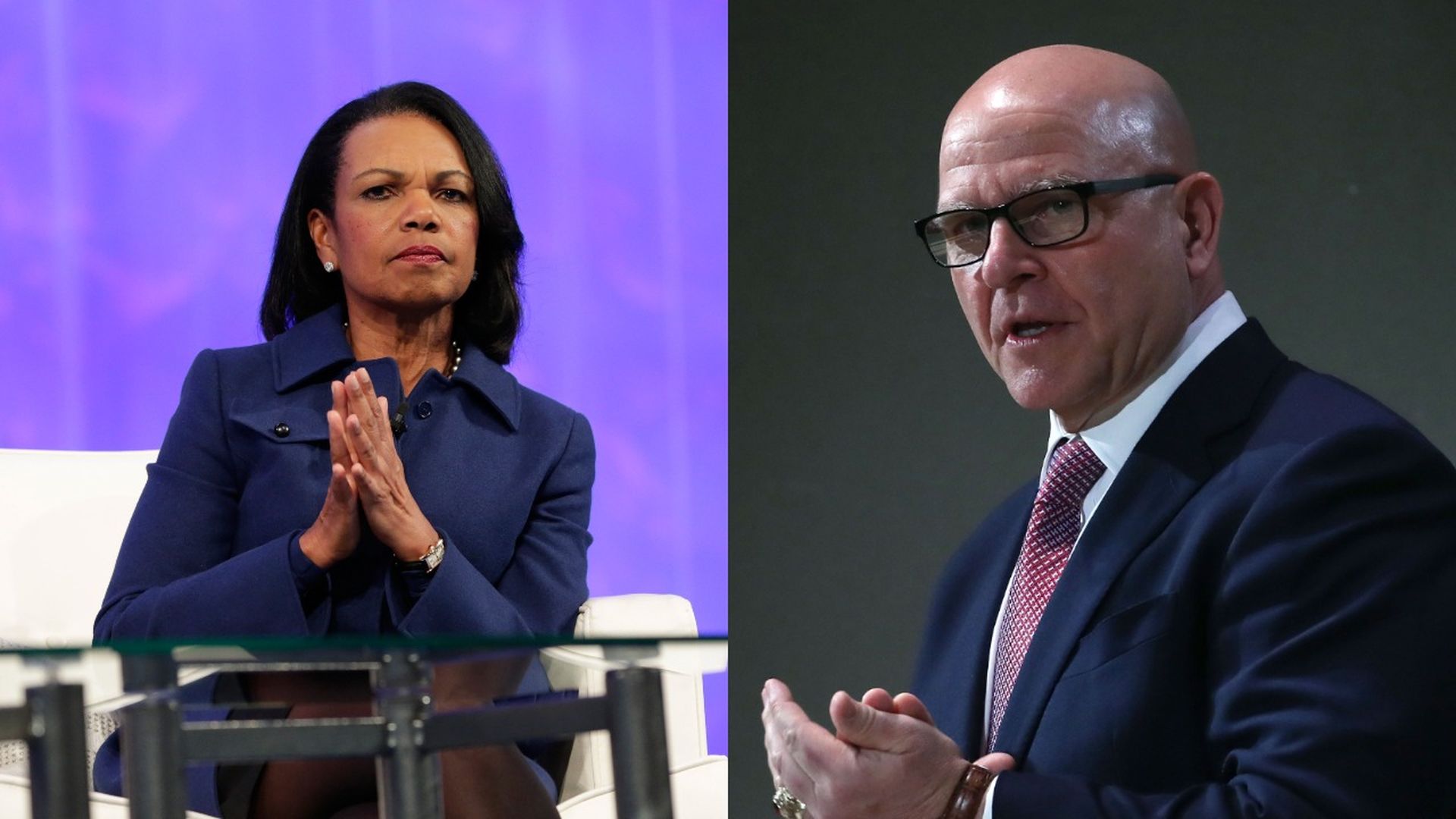 Condoleezza Rice and HR McMaster
