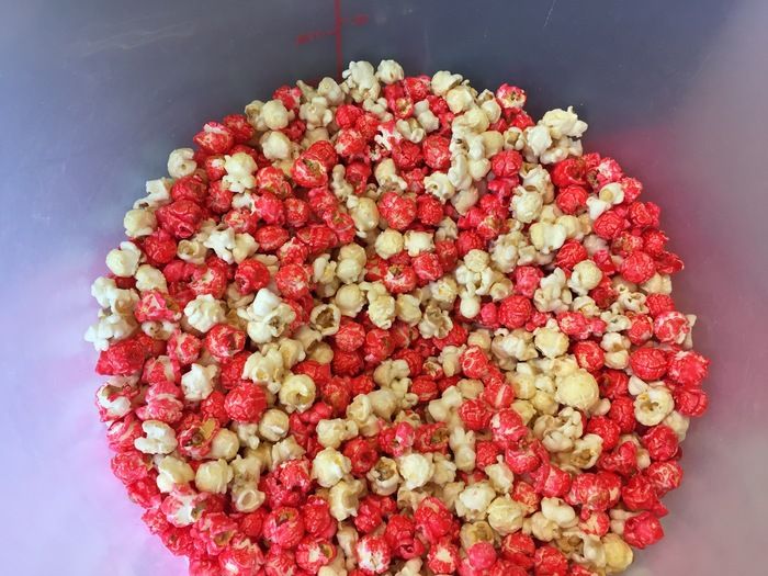 tastebuds popcorn champ and strawberries
