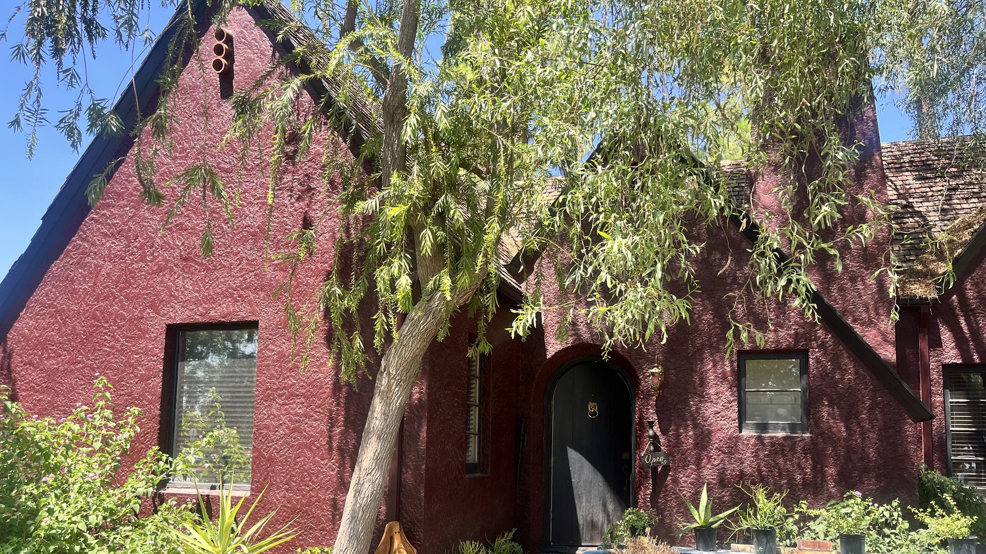 A historic bungalow. 