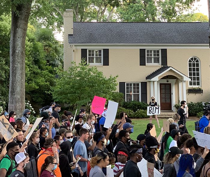 2020 George Floyd Protests Myers Park June 1