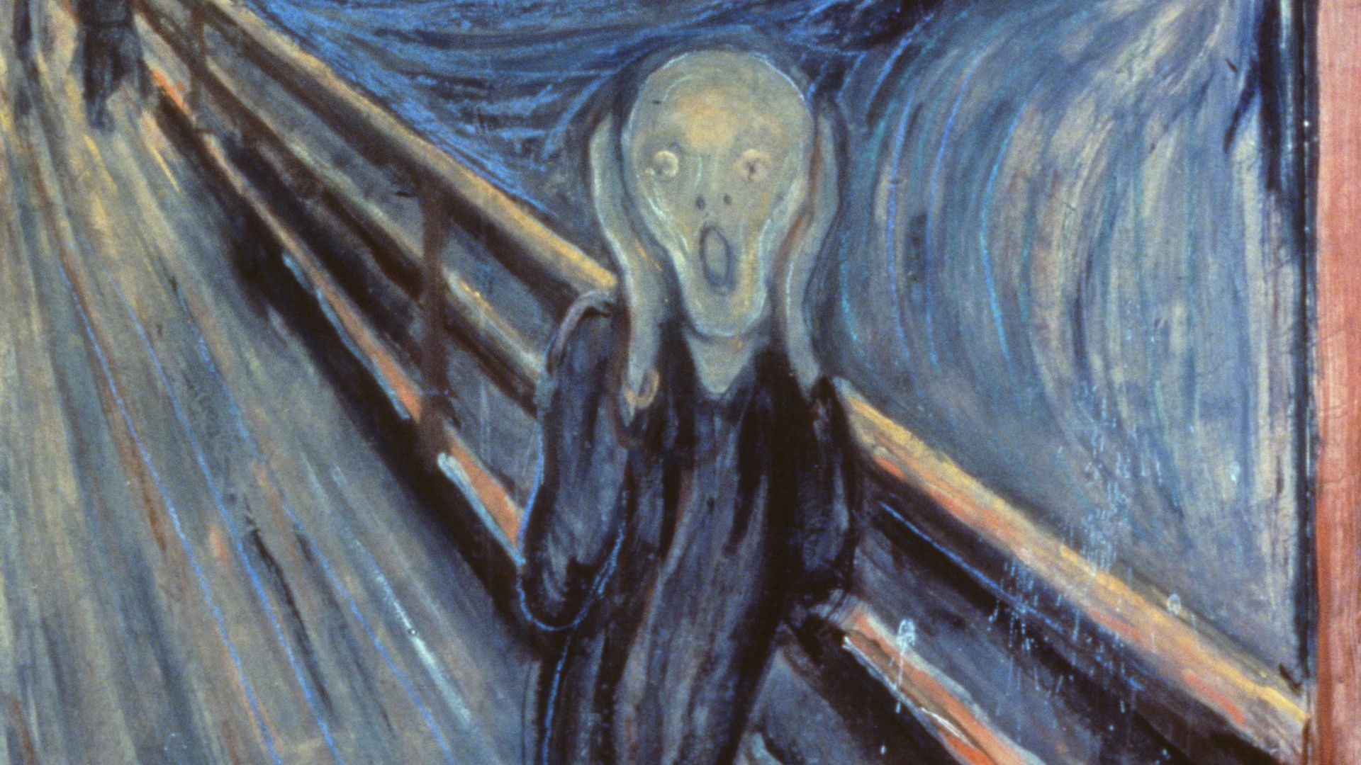 Photo of Munch's "The Scream"