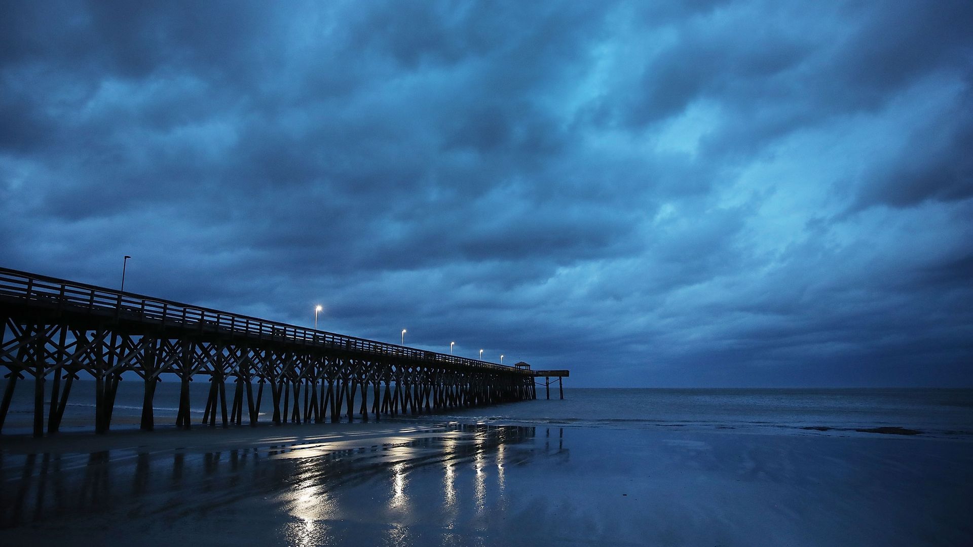 Storm clouds over Myrtle Beach.