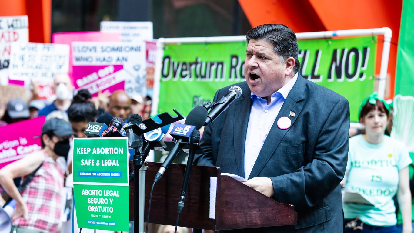 Governor JB Pritzker Says Illinois Is Staying Blue - Axios Chicago