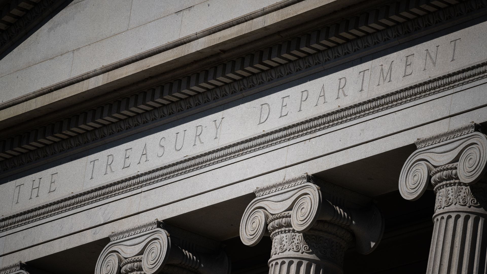 The US Treasury Department in Washington, DC, US, on Wednesday, Nov. 9, 2022. 
