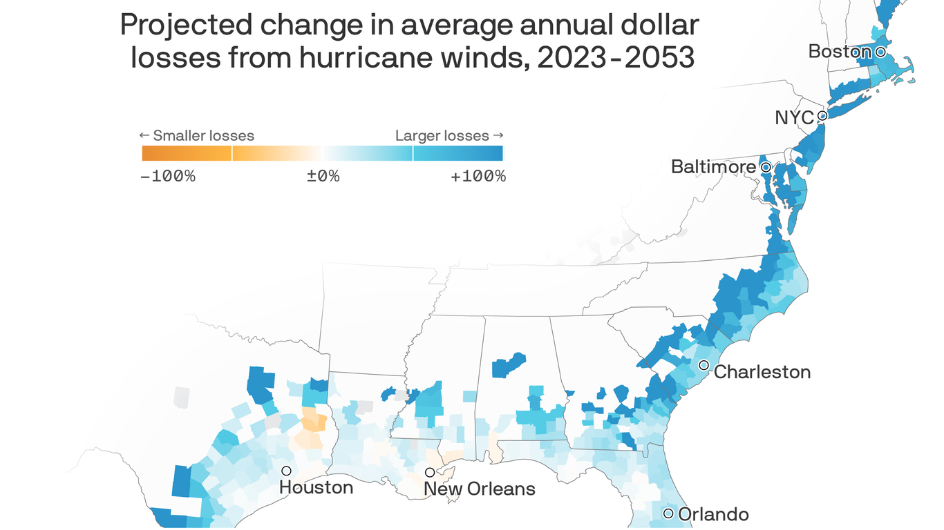 Climate change to put more Americans at risk of hurricane damage: study