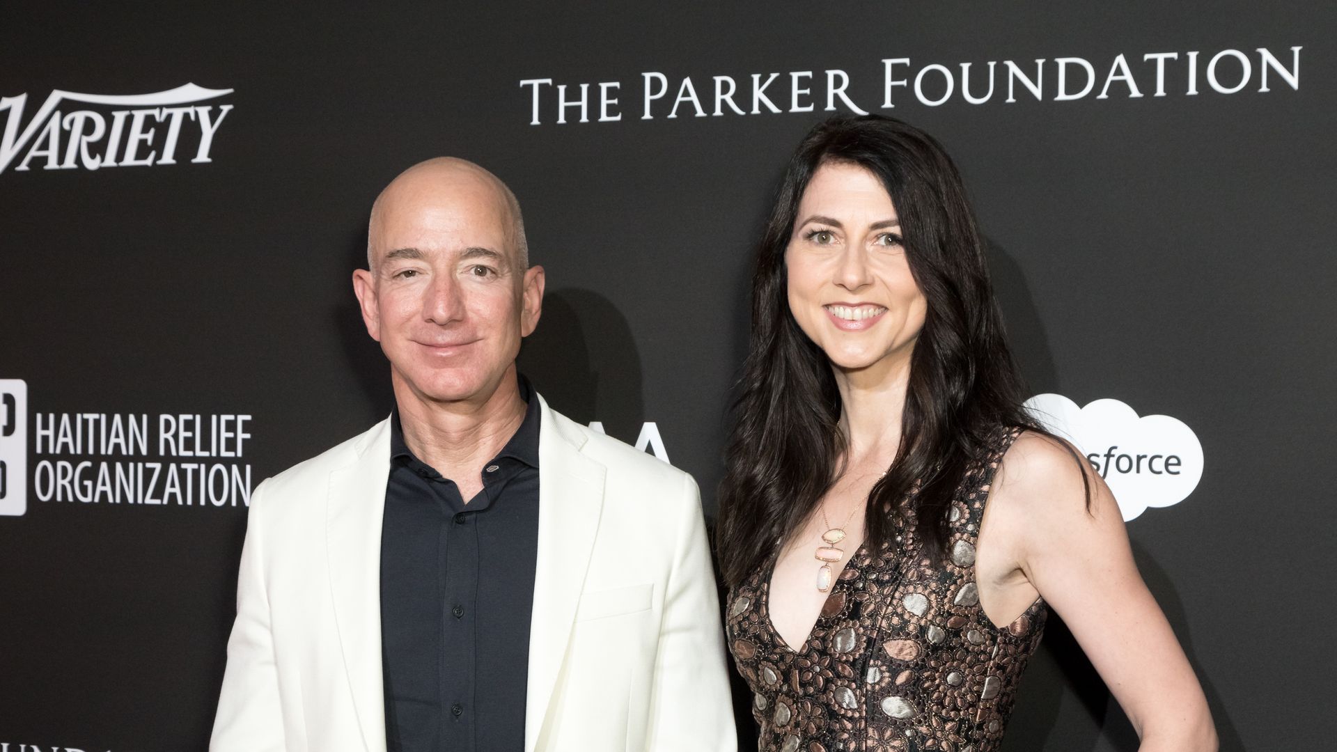 Jeff and MacKenzie Bezos