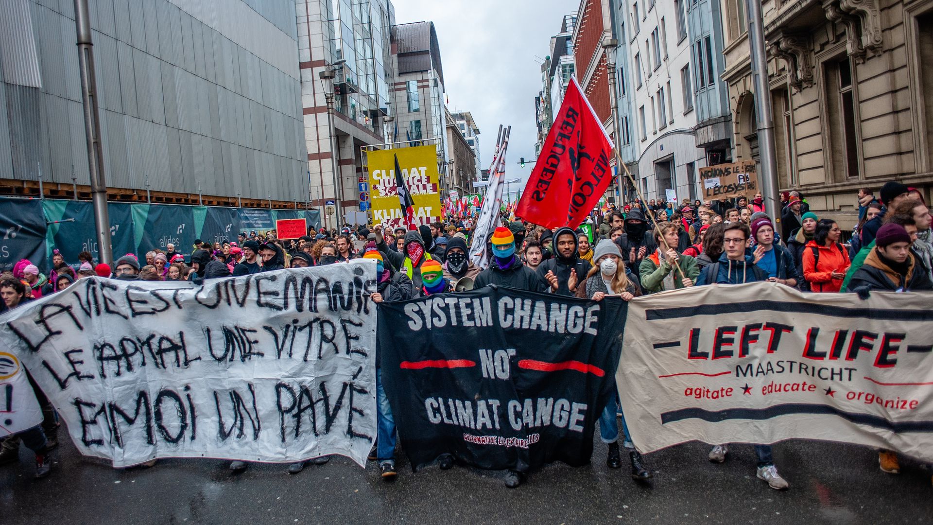 Climate march in Brussels