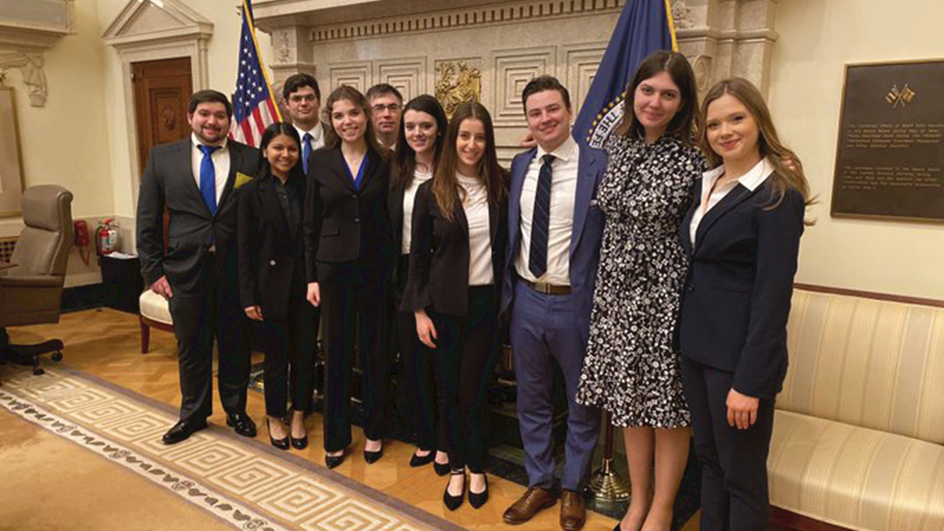 Pace University's “National College Fed Challenge” team