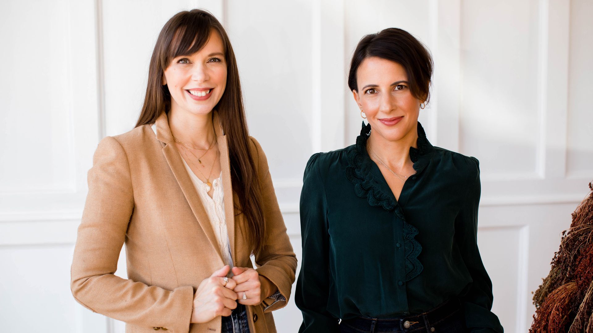 headshot of two women
