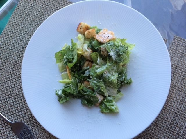 salad at the homestead resort casino restaurant