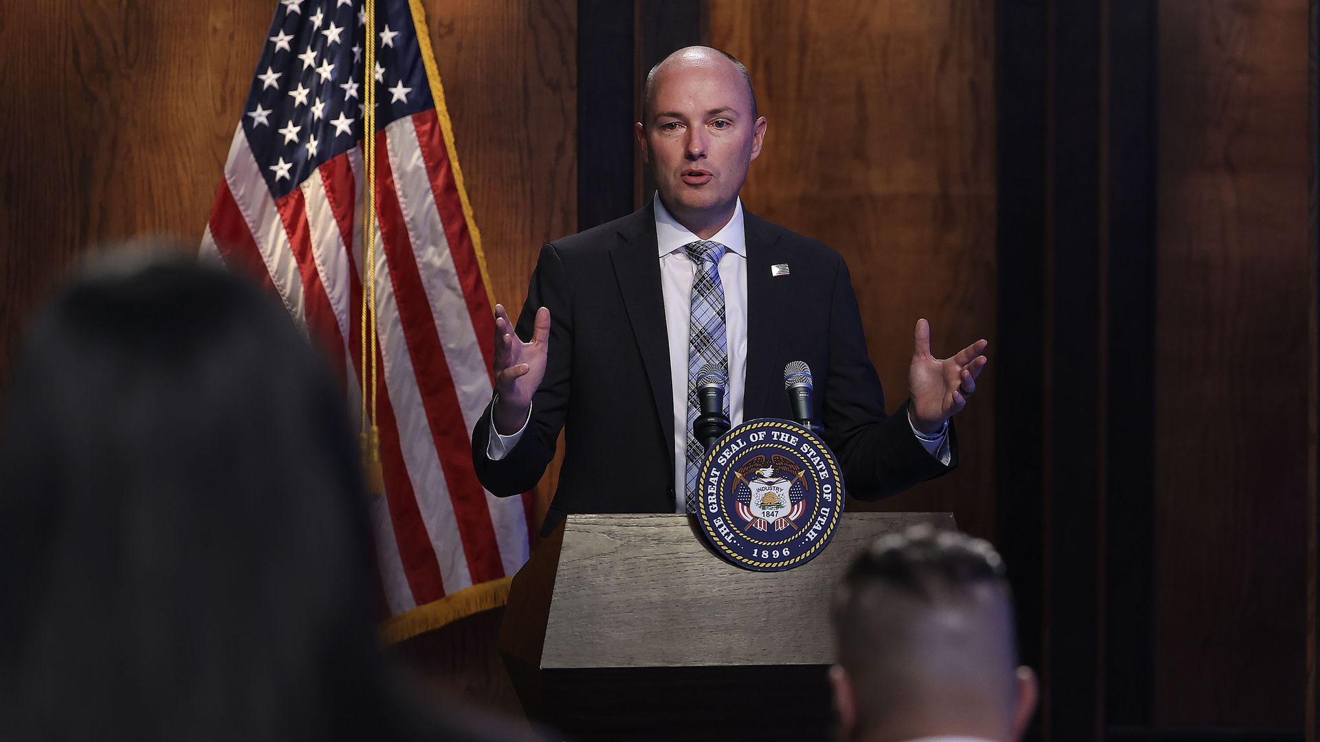 Utah Gov. Spencer Cox at PBS Utah.