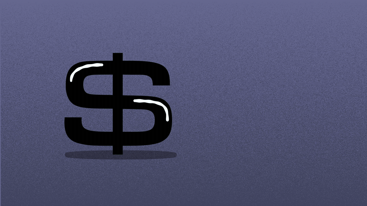 Illustration of an oily dollar sign with the oil sloughing off to reveal a green dollar sign.