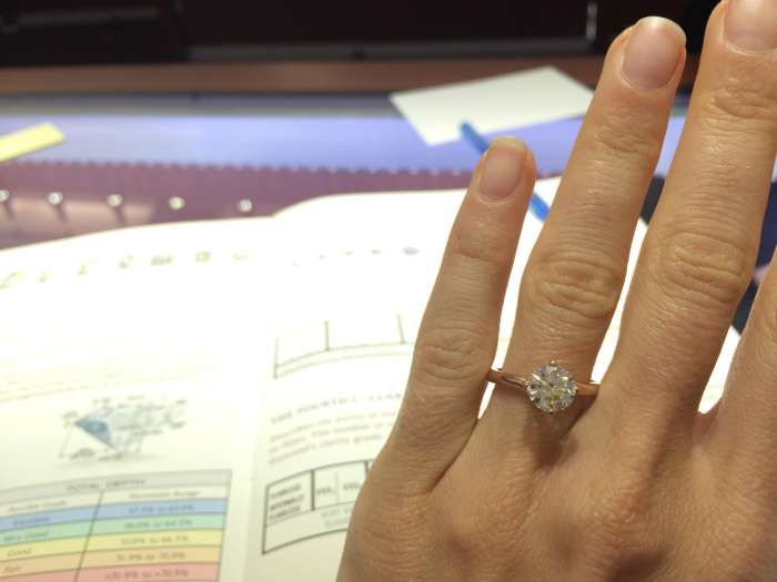 Diamonds Direct engagement ring