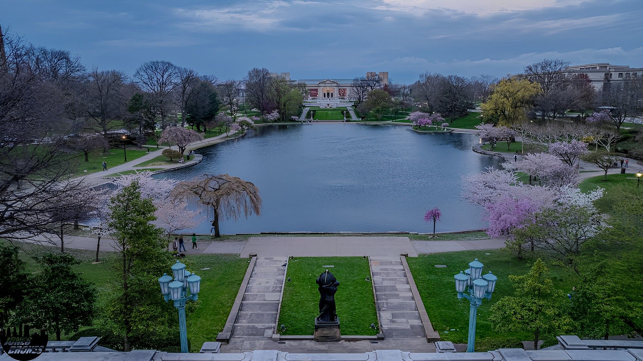 Photo of Wade Oval in Cleveland. 