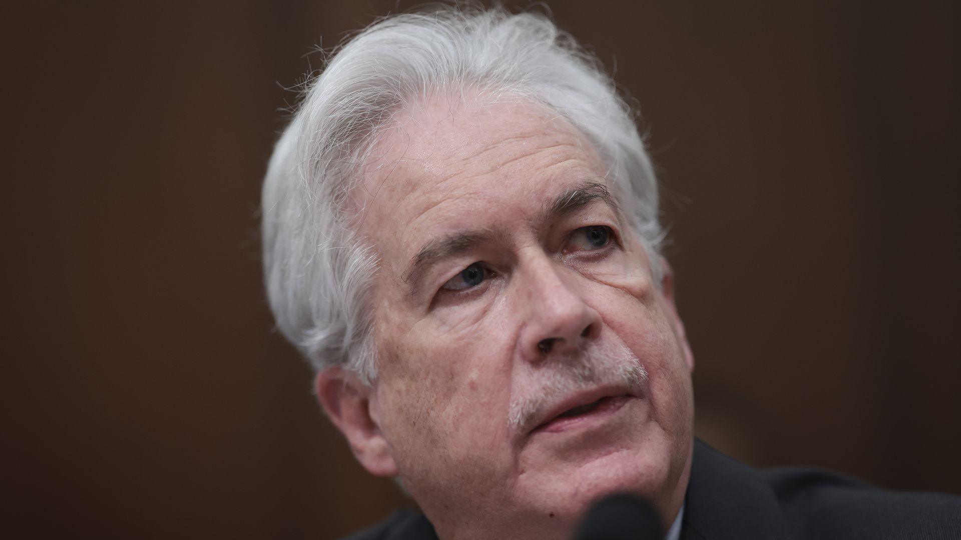 CIA Director William Burns testifies during a House Select Committee on Intelligence hearing concerning worldwide threats, on Capitol Hill March 9, 2023 