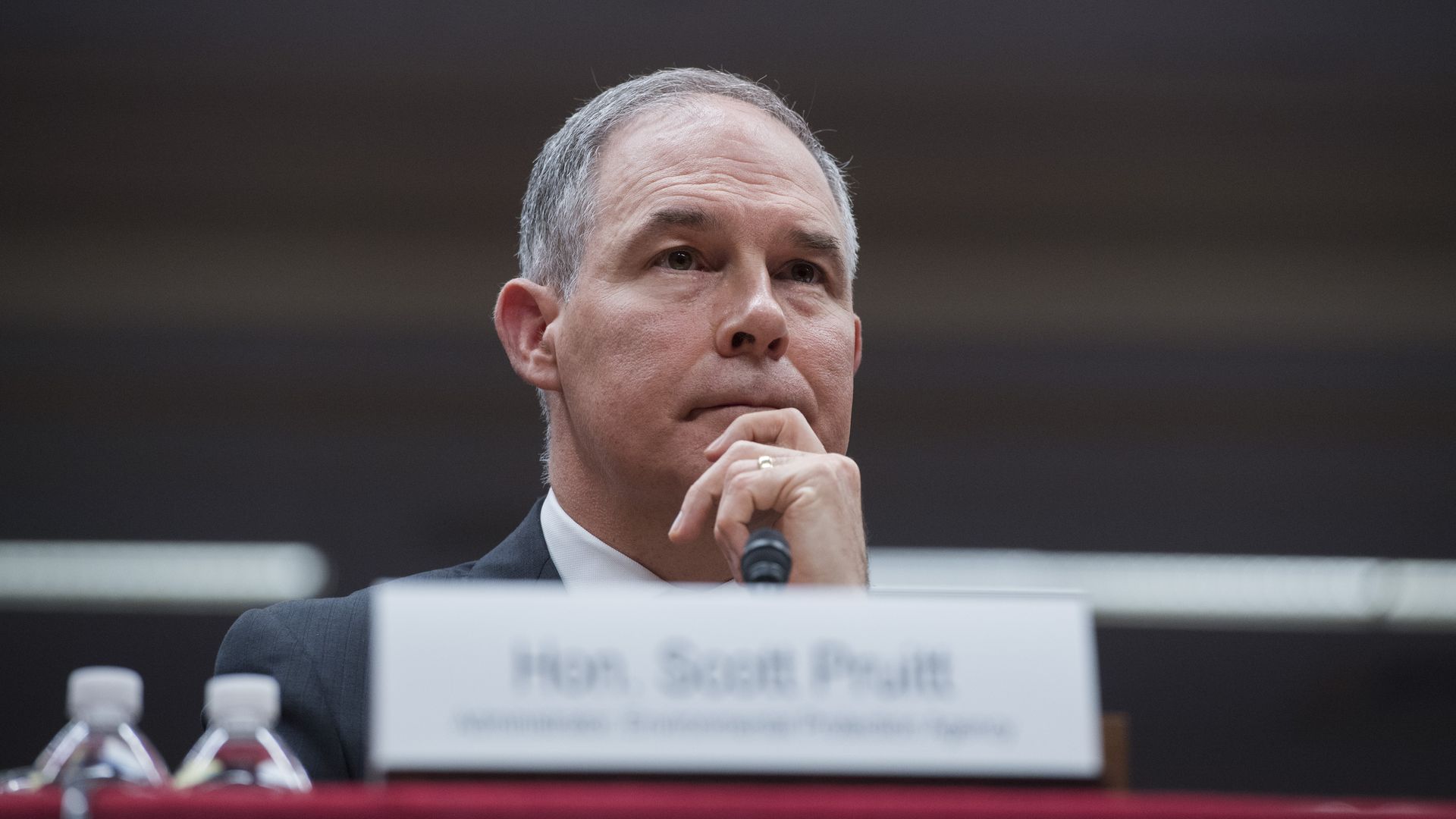 Environmental Protection Agency Administrator Scott Pruitt. Photo:Tom Williams/CQ Roll Call