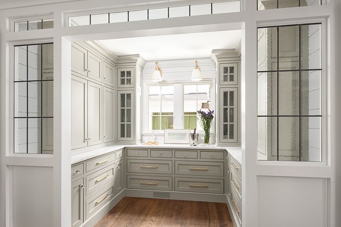 Hillside house pantry