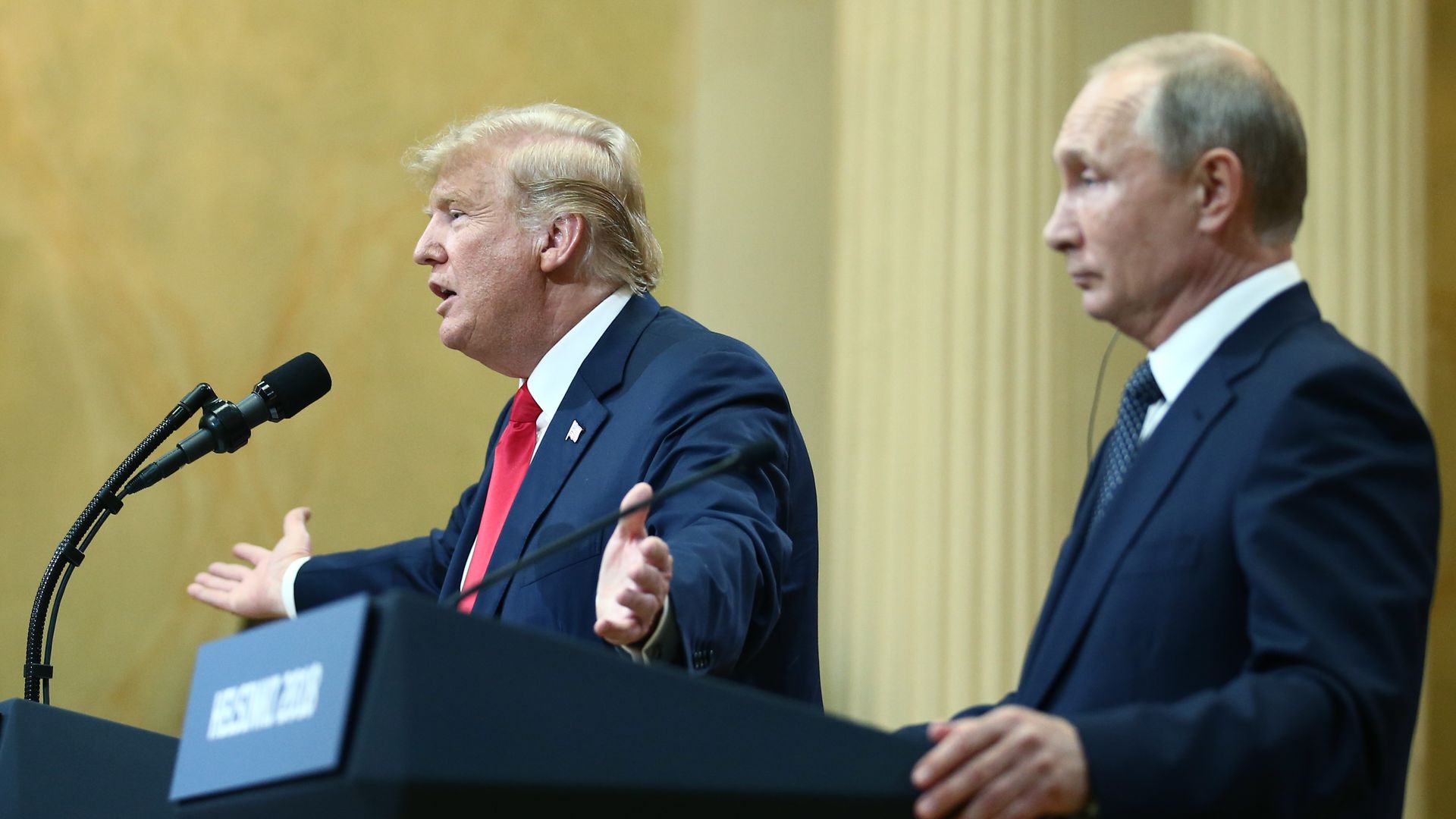 President Trump and Russia President Vladimir Putin. 