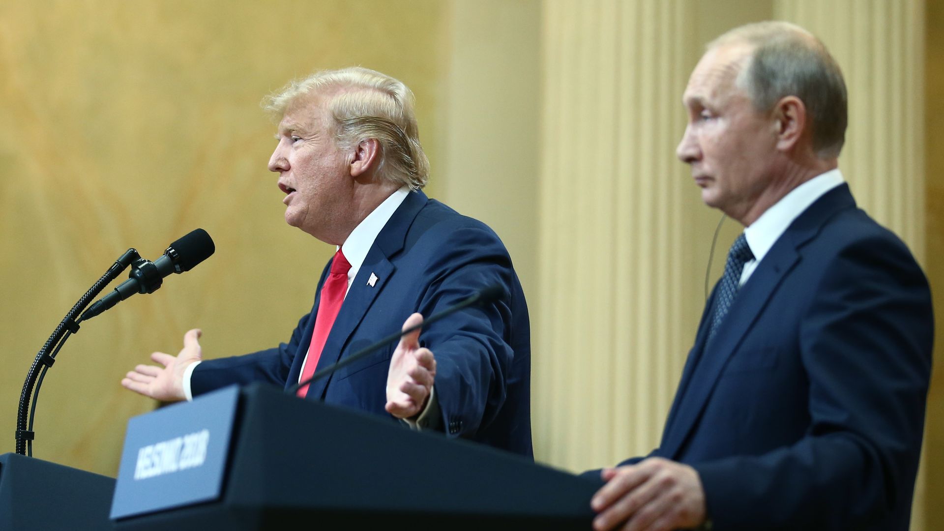 President Trump and Russia President Vladimir Putin.