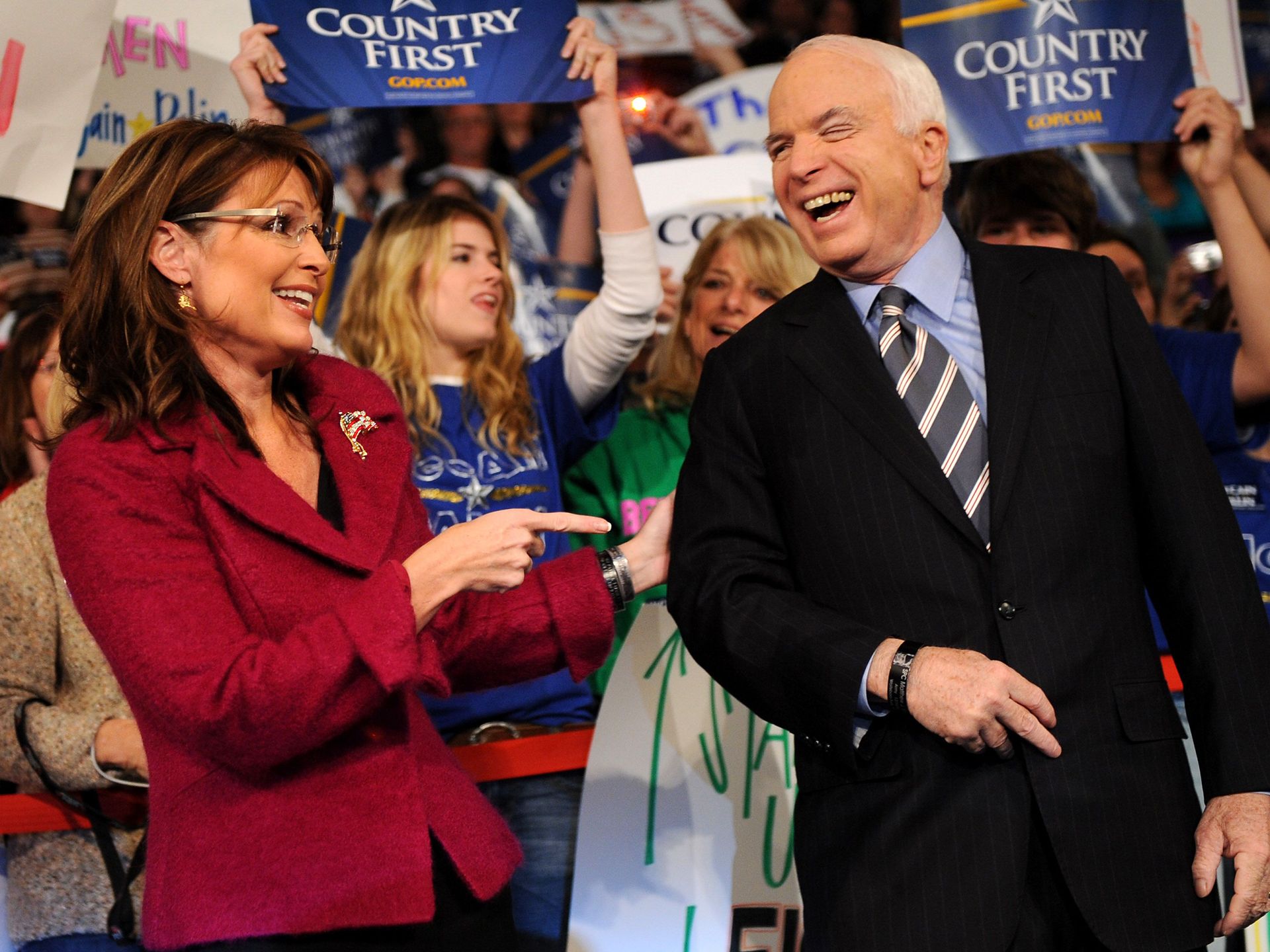 Zijdelings Bepalen groot McCain when he picked Palin: "F--- it!"