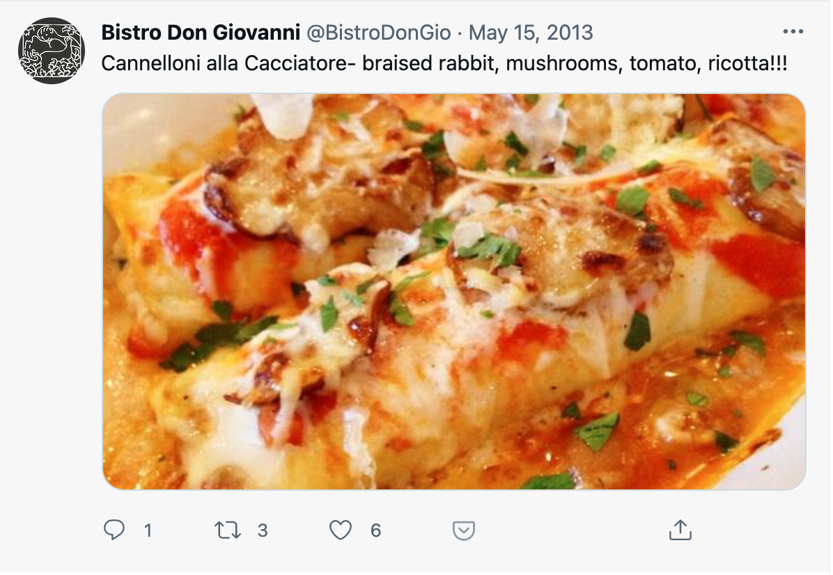 Bisto Don Giovanni Pizza