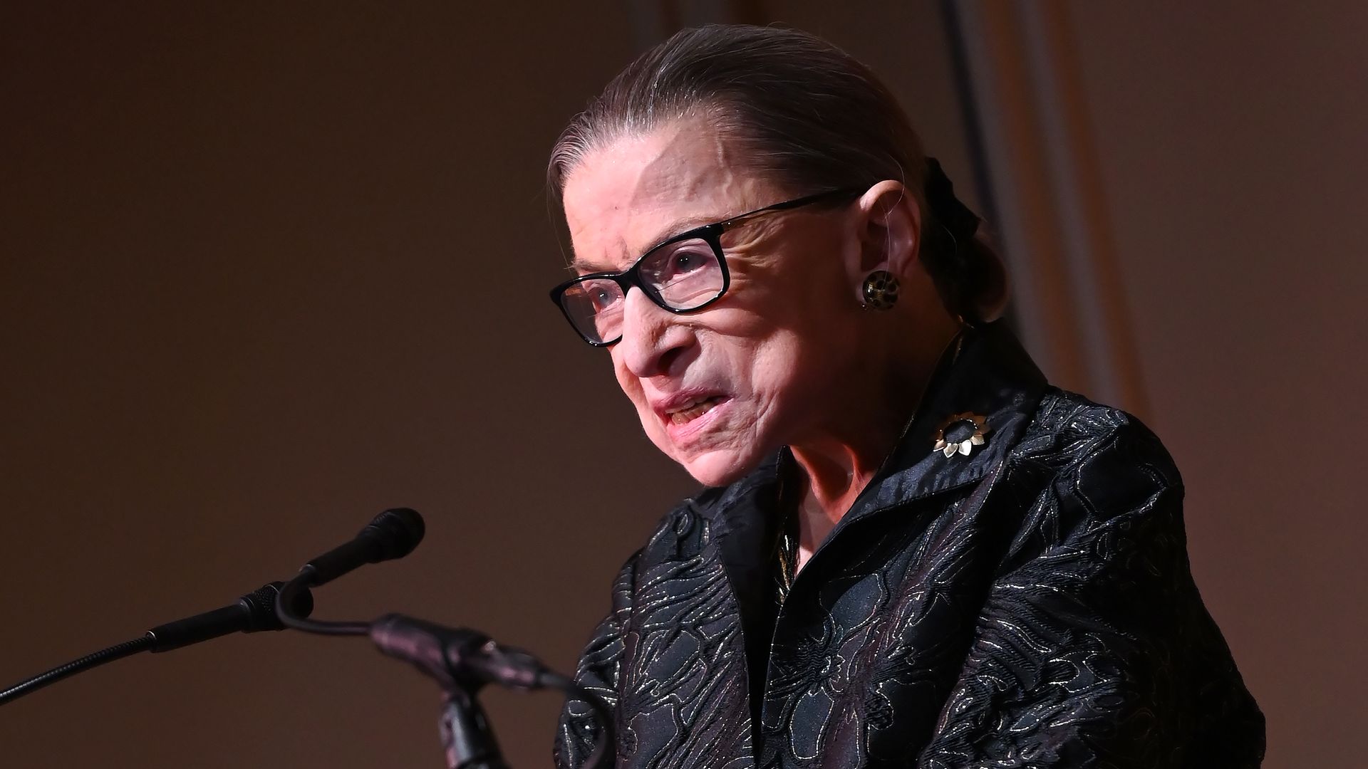 Supreme Court Justice Ruth Bader Ginsburg speaking in February 2020.