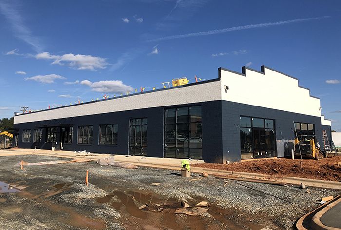 The Shop is a mixed-use adaptive reuse project on Graham and Dalton