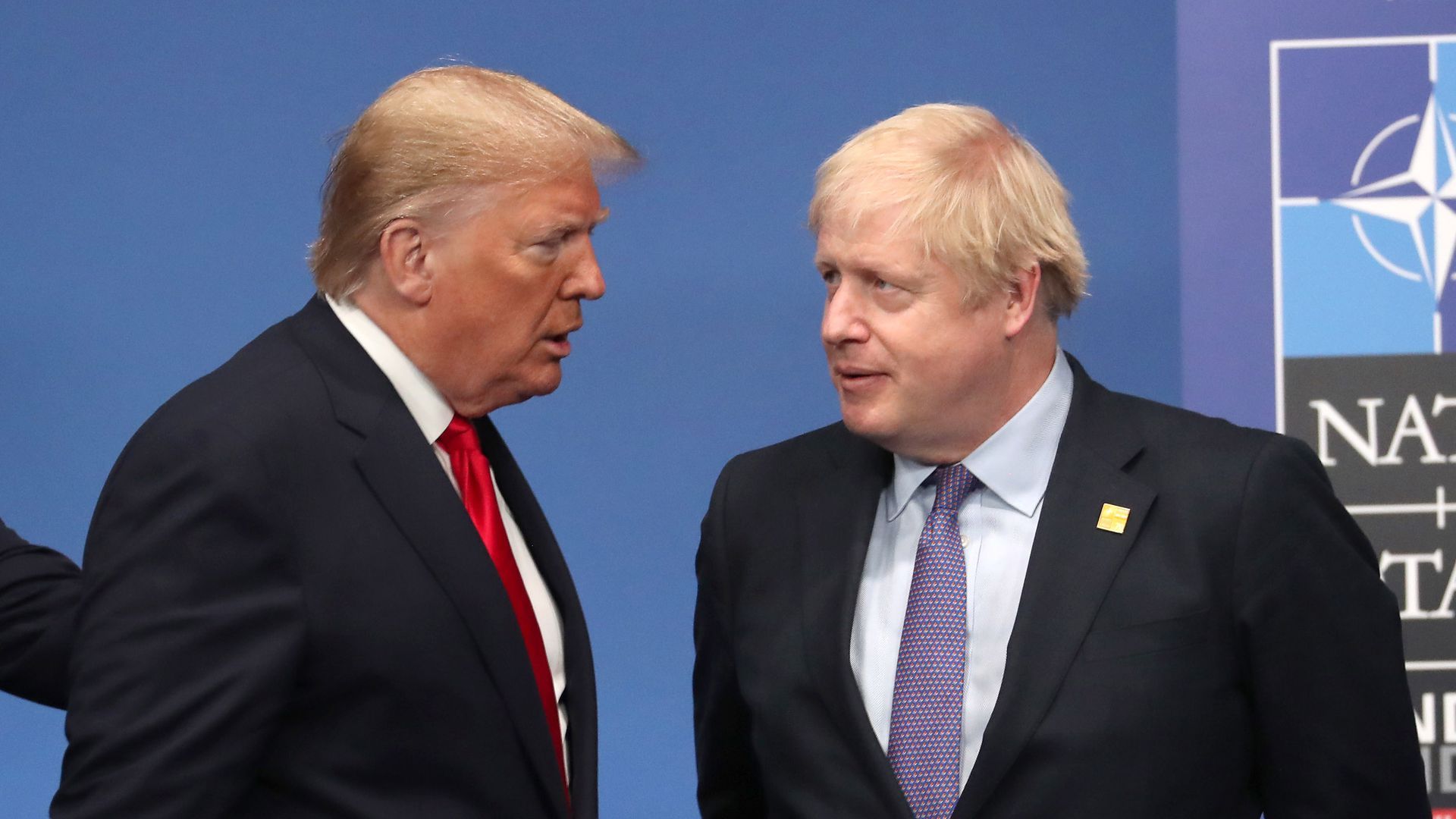 Trump and Boris Johnson