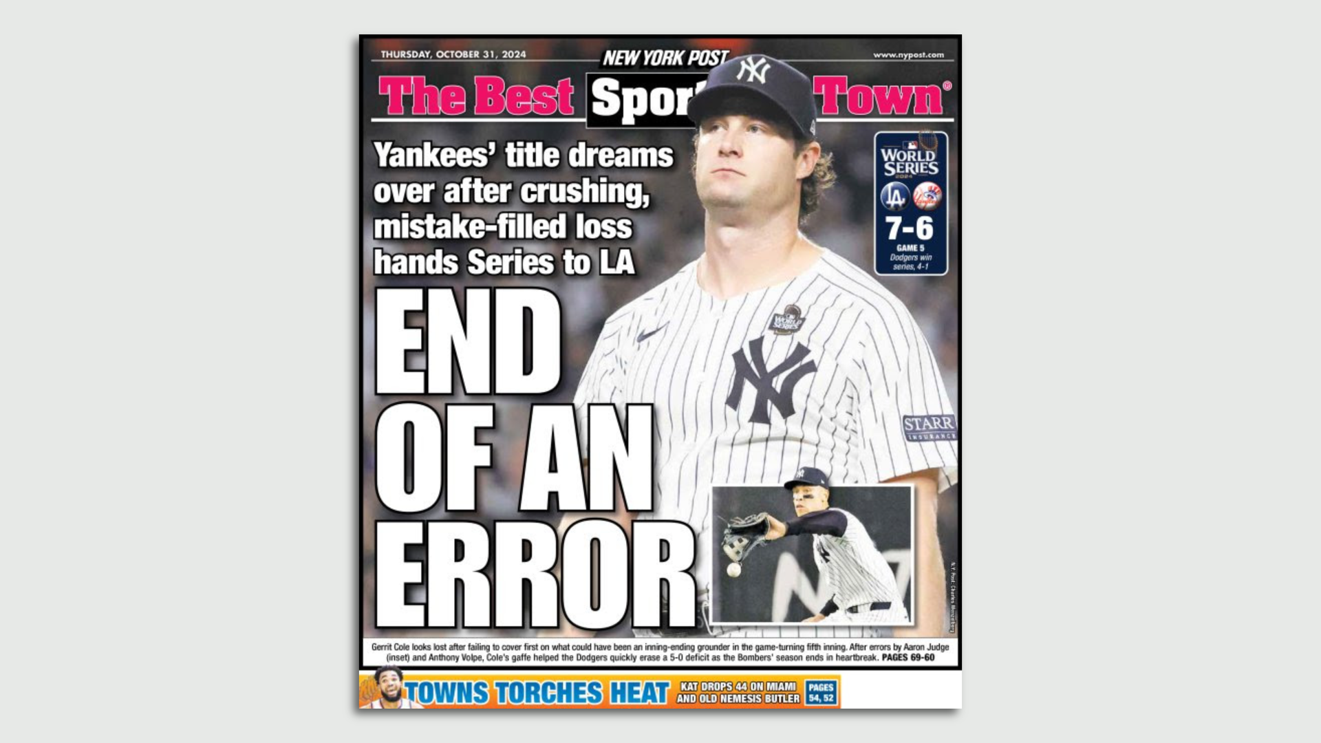 NY Post cover